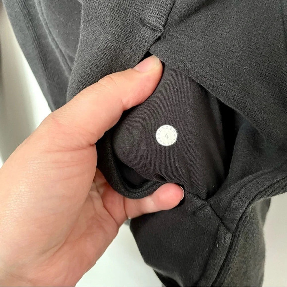 Lululemon Scuba Hoodie Light  Cotton Fleece (Floral Flock) Black - Picture 8 of 9